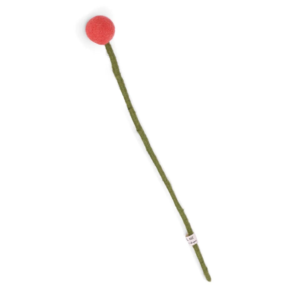 Gry & Sif Flower bolletje vilt - 2 maten - Oosterlinck Home