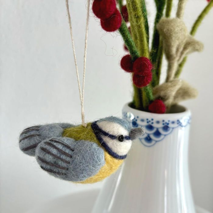 Gry & Sif Pimpelmees in vilt - Oosterlinck Home