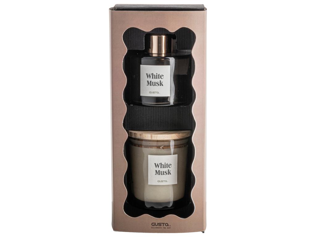 GUSTA Geurkaars en diffuser giftset - varianten - Oosterlinck