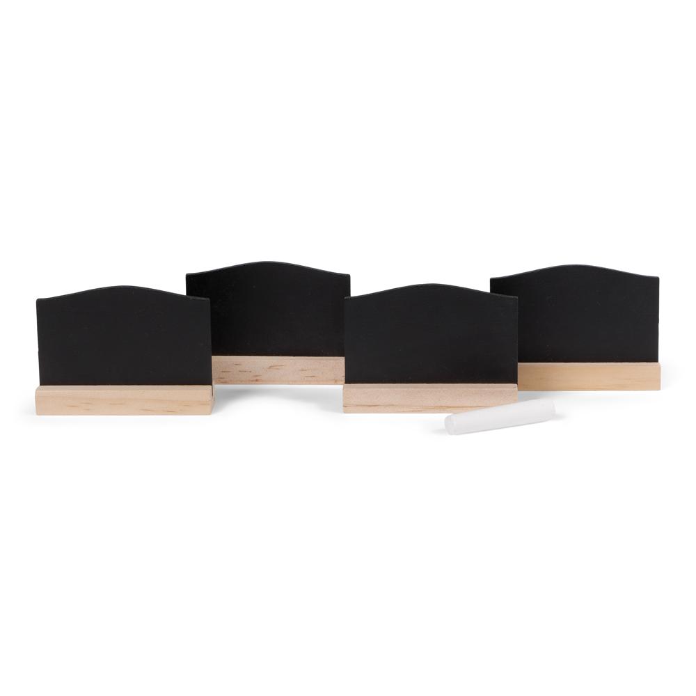 SENZA - Tafelkrijtbordjes in staander - set van 4 - Oosterlinck