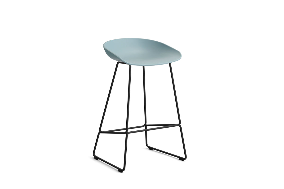 HAY - AAS38 About a stool barkruk - zwart onderstel - low - Oosterlinck