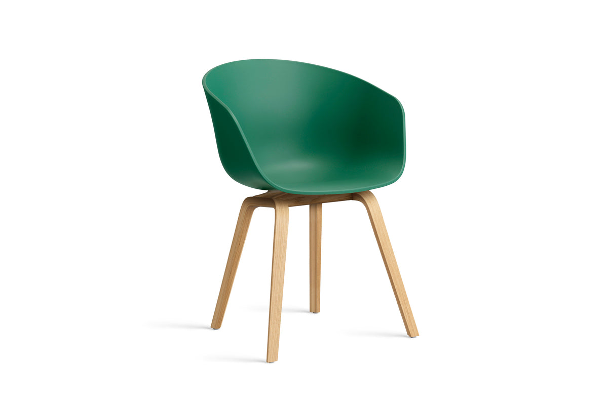 HAY - About a chair AAC22 - onderstel helder gelakt eik - diverse kleuren - Oosterlinck