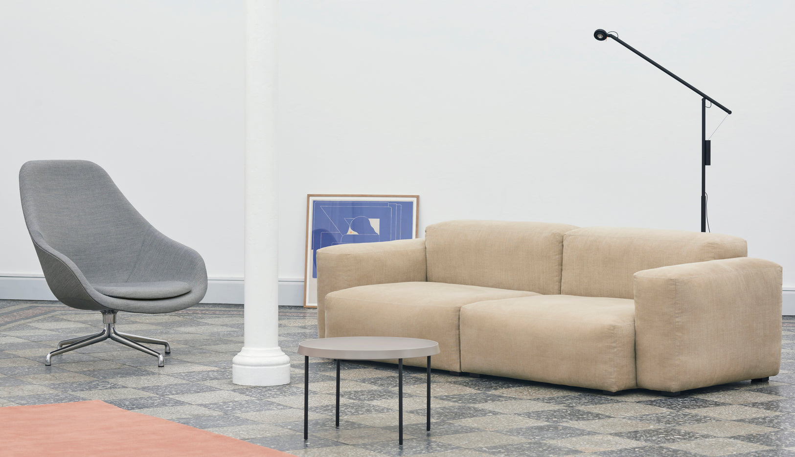 Hay - Mags Soft sofa arm laag - 2,5 zit combo 1 - Oosterlinck