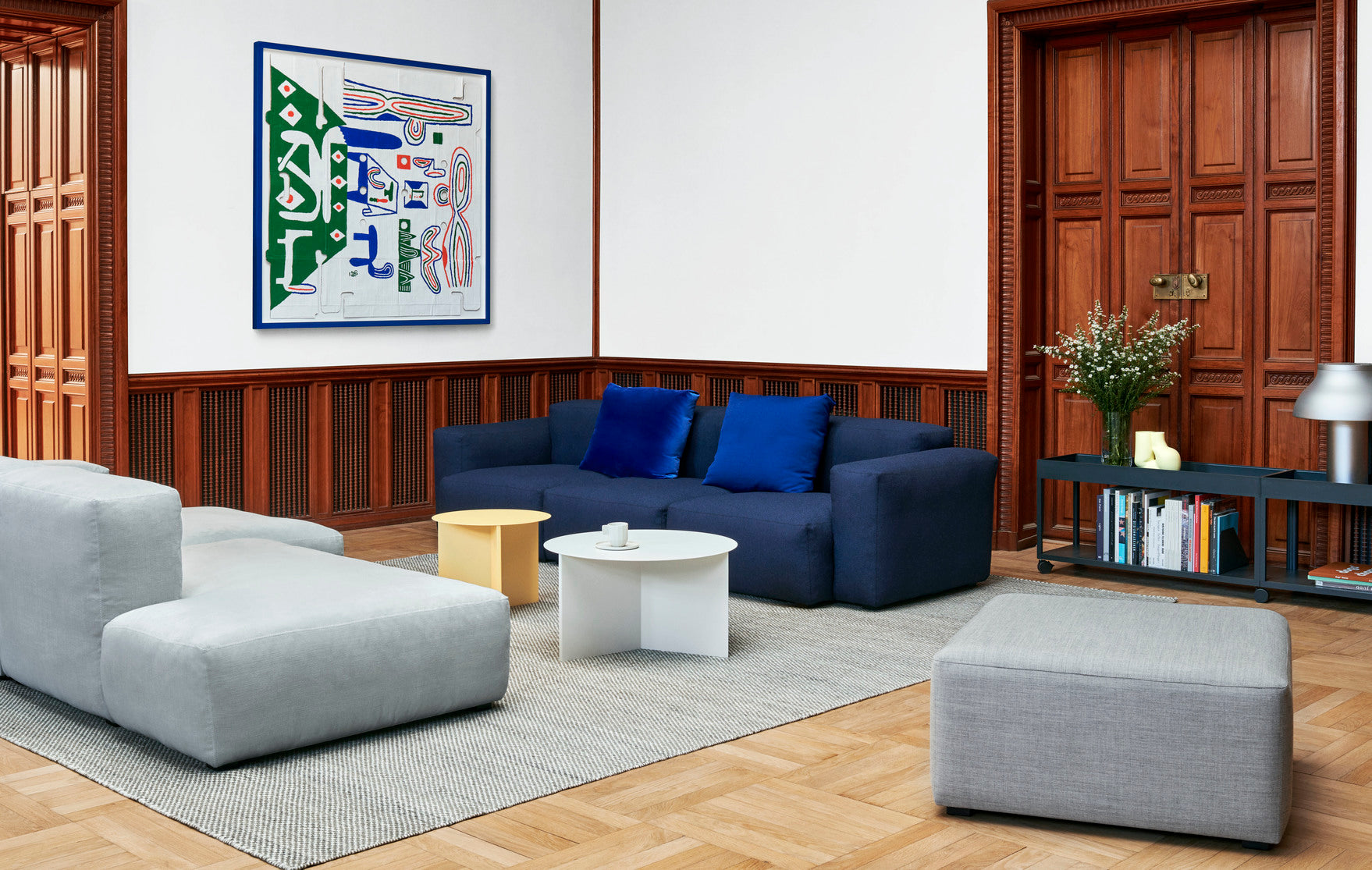 Hay - Mags Soft sofa arm laag - 3 zit combo 1 - Oosterlinck