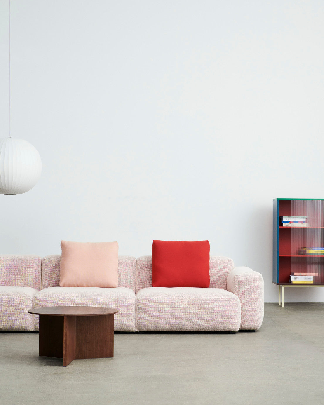 Hay - Mags Soft sofa arm laag - 3 zit combo 1 - Oosterlinck