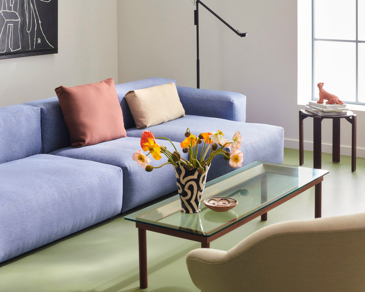 Hay - Mags Soft sofa arm laag - 3 zit combo 4 - Oosterlinck