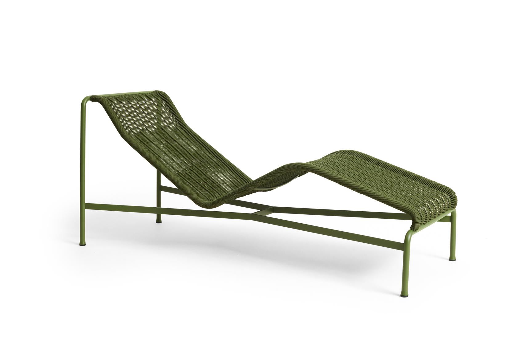 Hay Palissade Cord chaise longue - Oosterlinck