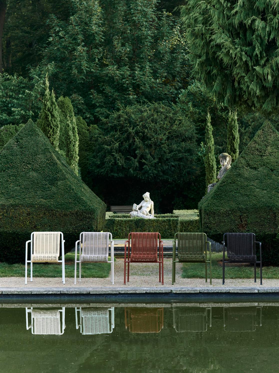 Hay Palissade Cord dining armchair - Oosterlinck