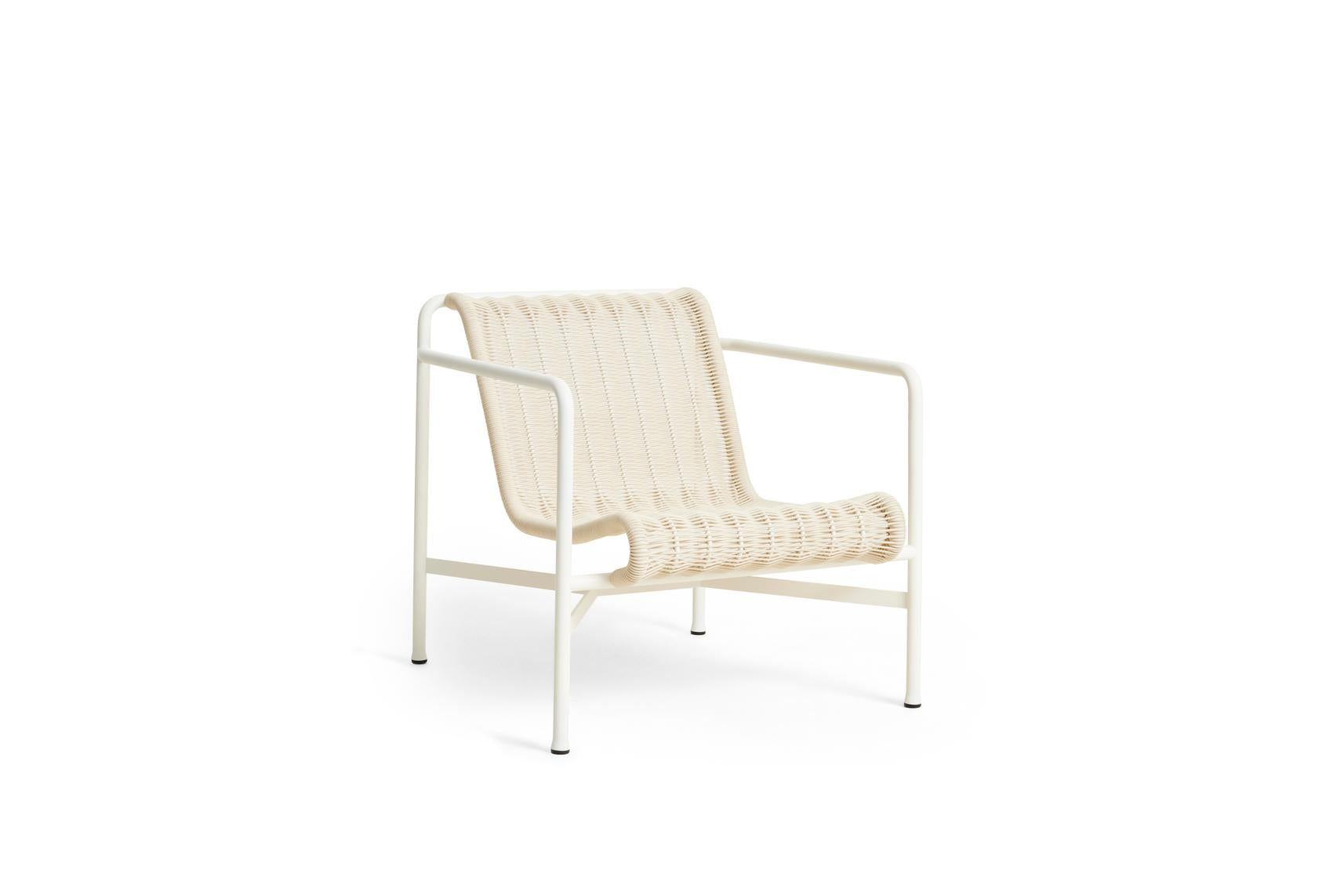Hay Palissade Cord lounge chair low - Oosterlinck