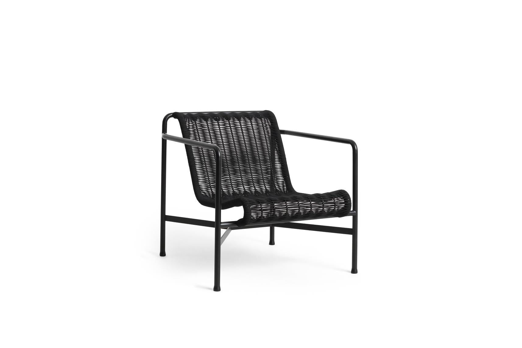 Hay Palissade Cord lounge chair low - Oosterlinck