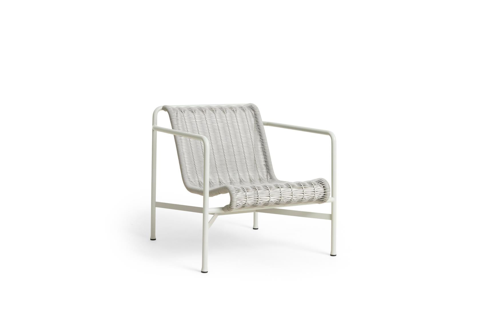 Hay Palissade Cord lounge chair low - Oosterlinck