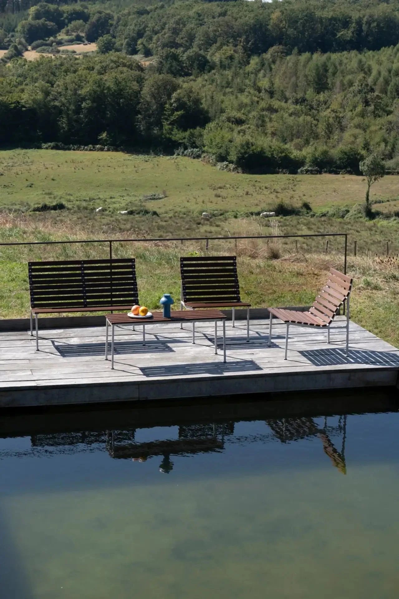 Hay Traverse loungebank zonder armsteun - Oosterlinck