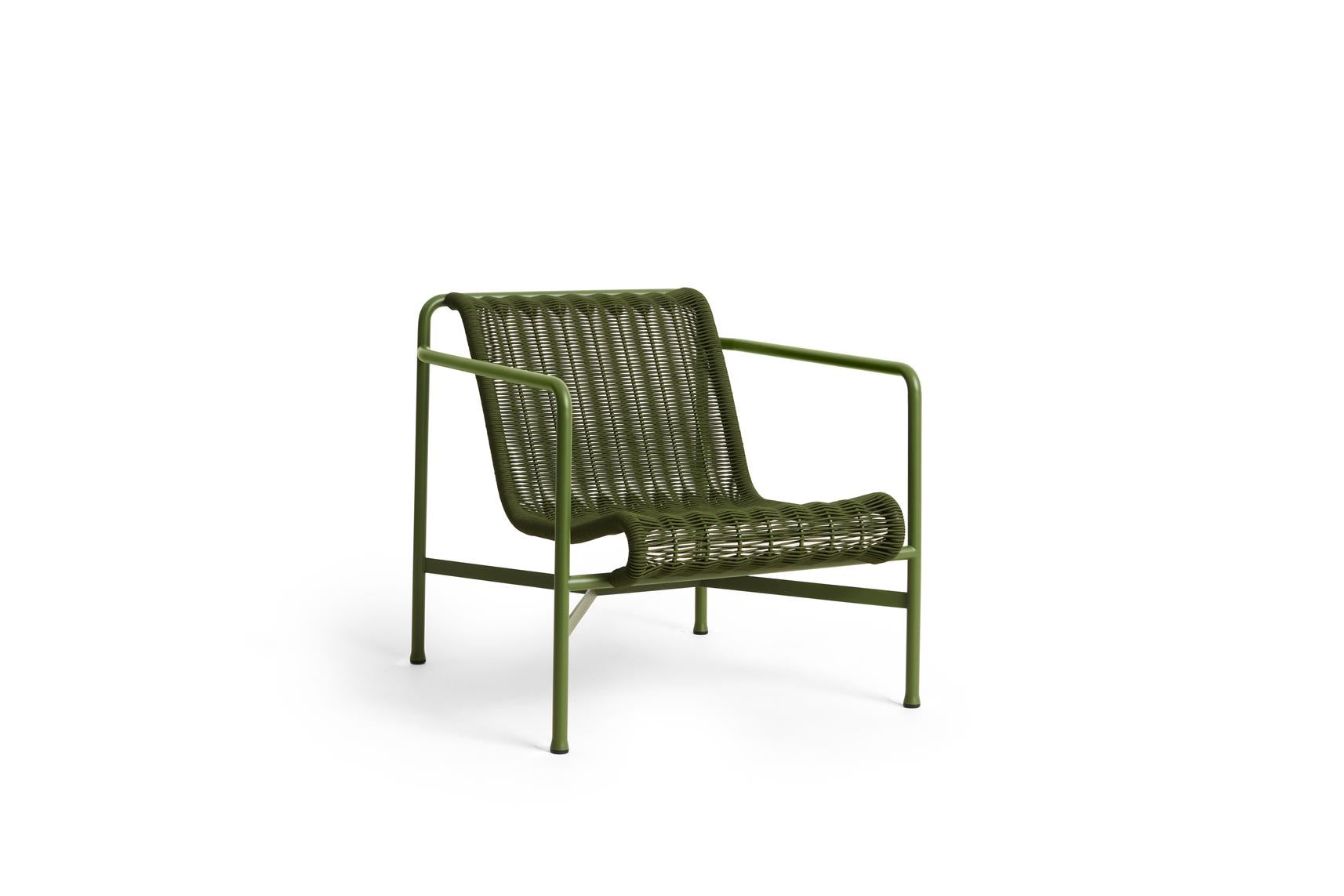Hay Palissade Cord lounge chair low - Oosterlinck