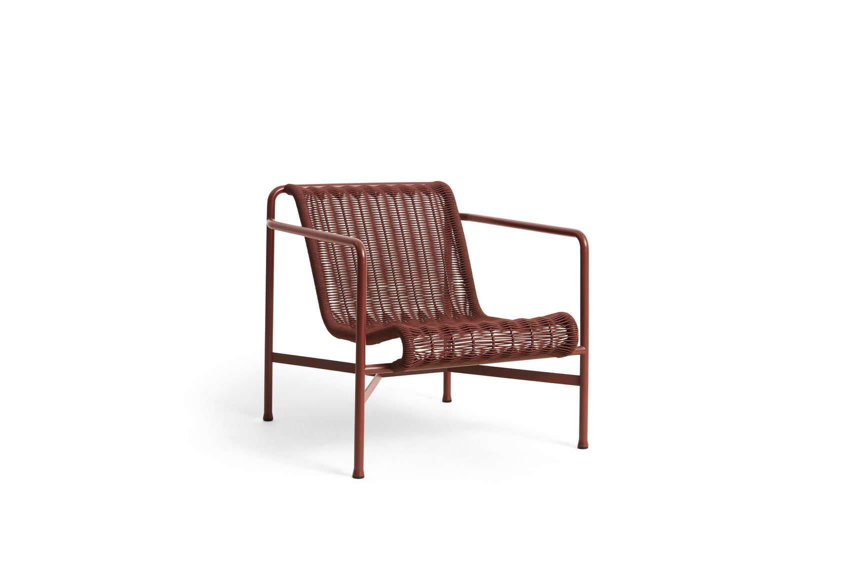Hay Palissade Cord lounge chair low - Oosterlinck