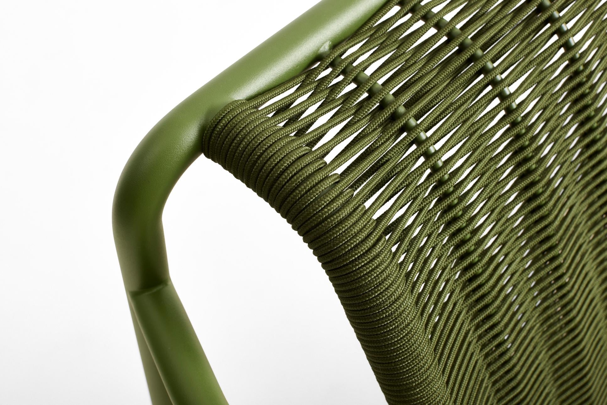 Hay Palissade Cord lounge chair low - Oosterlinck
