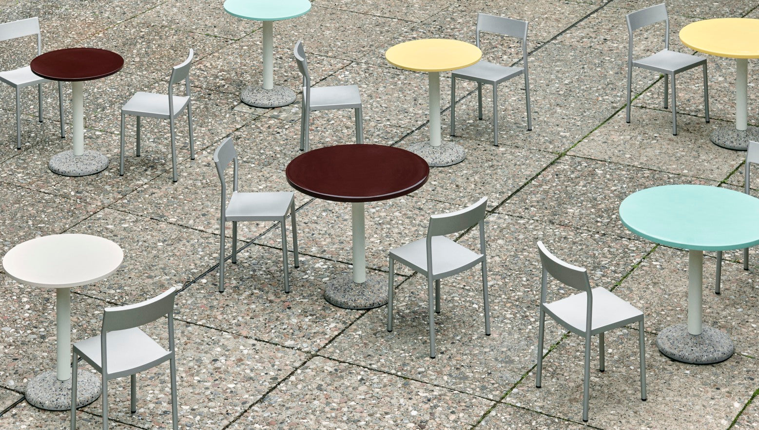 HAY - Ceramic Table bordeaux - Oosterlinck