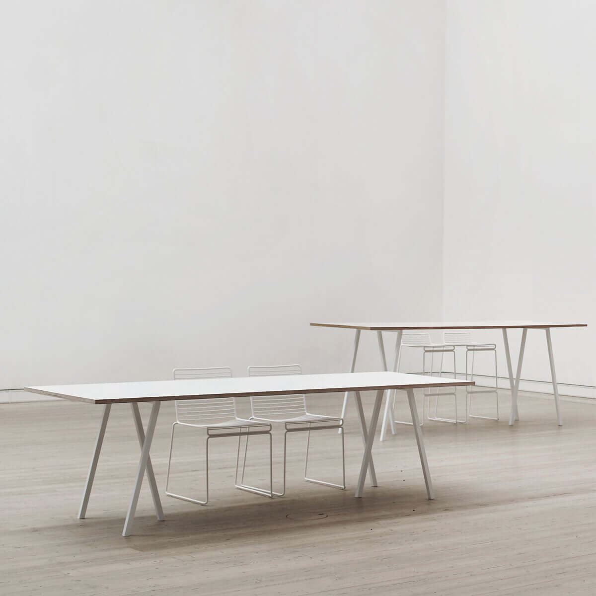 Hay Loop table white - Oosterlinck
