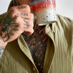 HK Living - 70s ceramics : americano mug - diverse kleuren - Oosterlinck