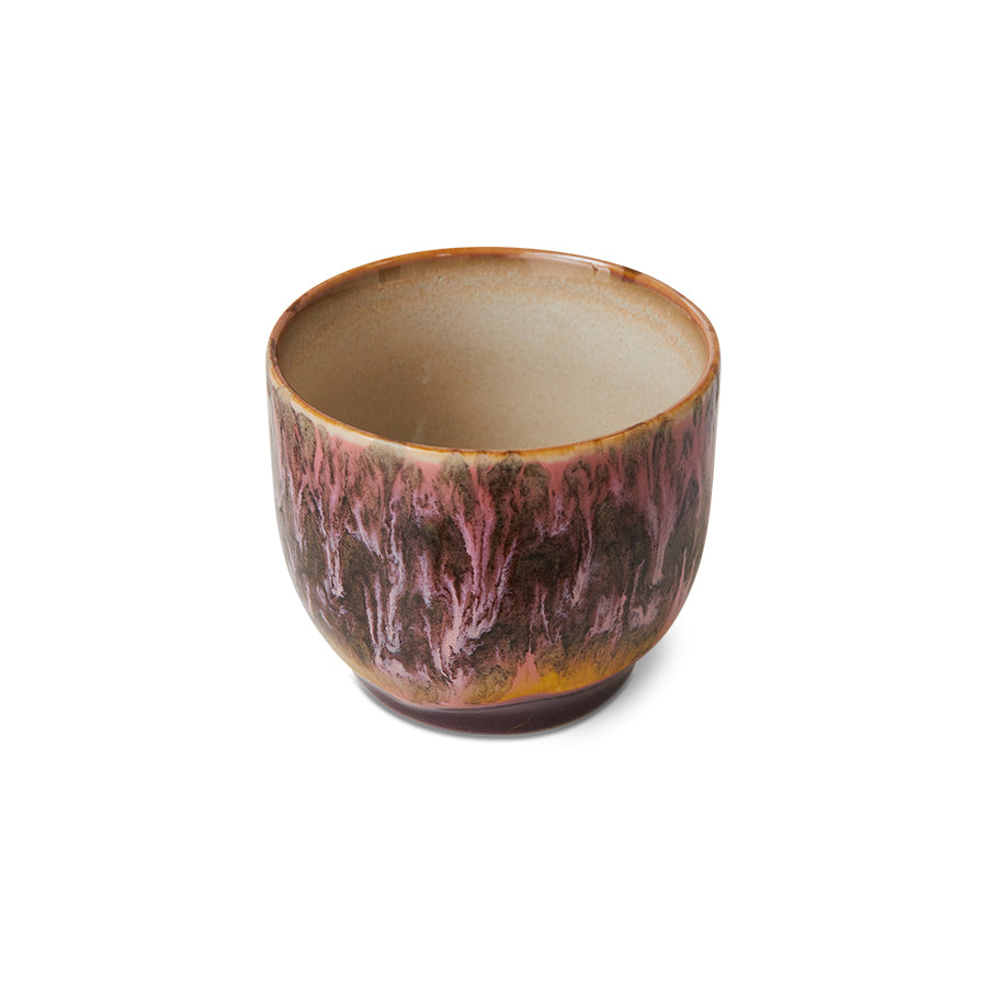 HK Living 70s ceramics café cup 5 + 1 gratis - Oosterlinck