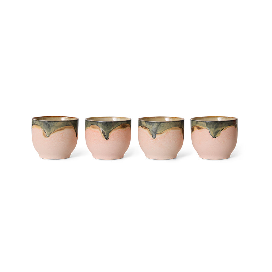 HK Living 70s ceramics café cup - Oosterlinck