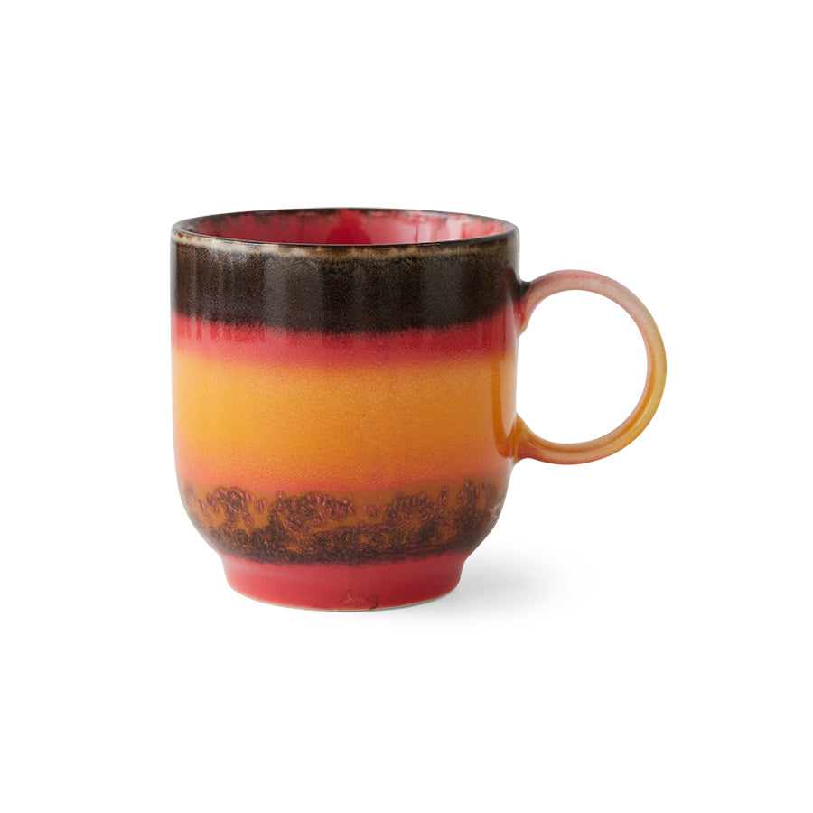 HK Living 70s ceramics coffee mug met oor - varianten - Oosterlinck