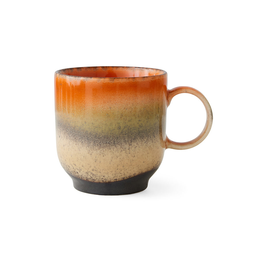 HK Living 70s ceramics coffee mug met oor - varianten - Oosterlinck