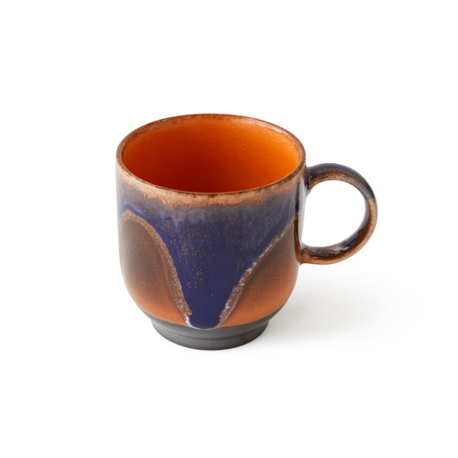 HK Living 70s ceramics coffee mug met oor - varianten - Oosterlinck