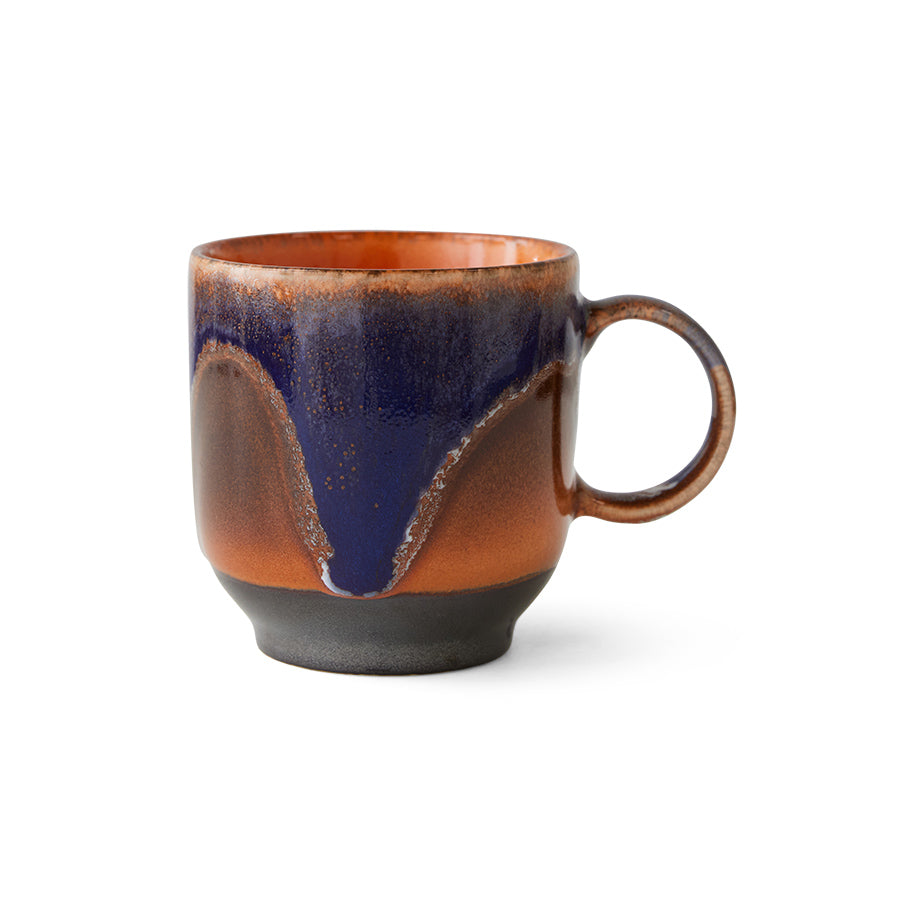 HK Living 70s ceramics coffee mug met oor - varianten - Oosterlinck