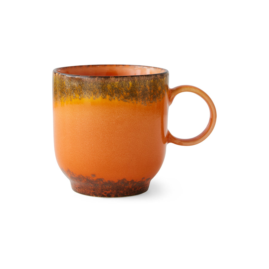 HK Living 70s ceramics coffee mug met oor - varianten - Oosterlinck