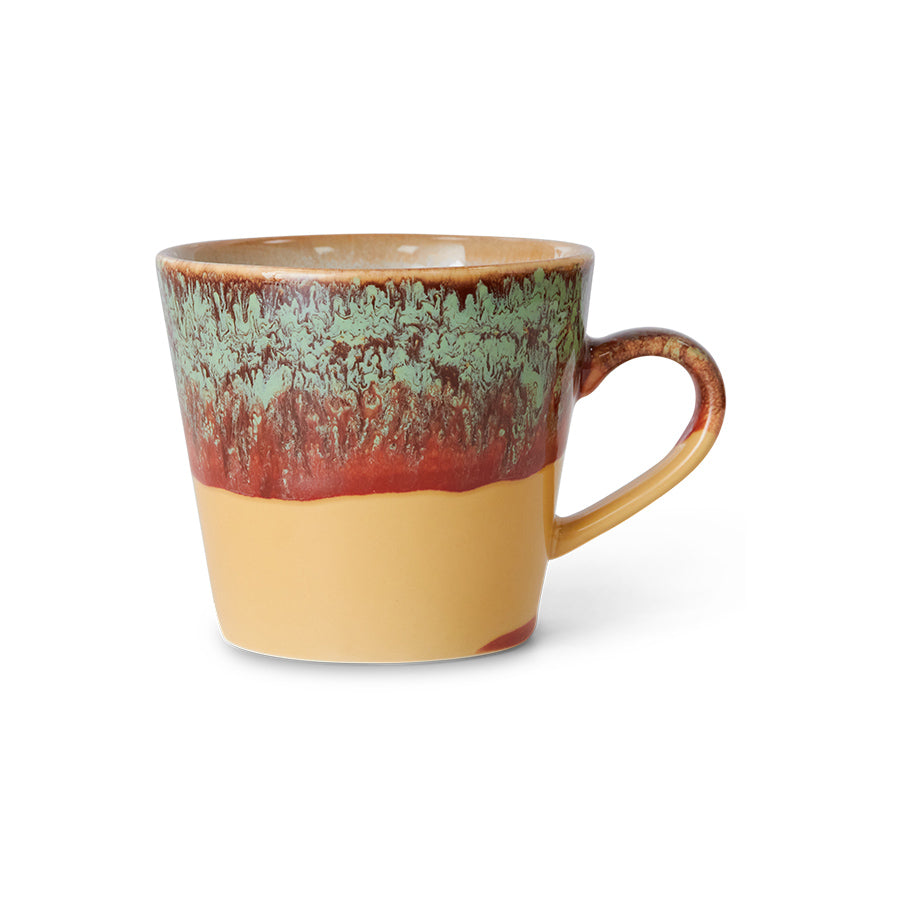 HK Living 70s ceramics cappuccino mug 5+1 gratis - Oosterlinck