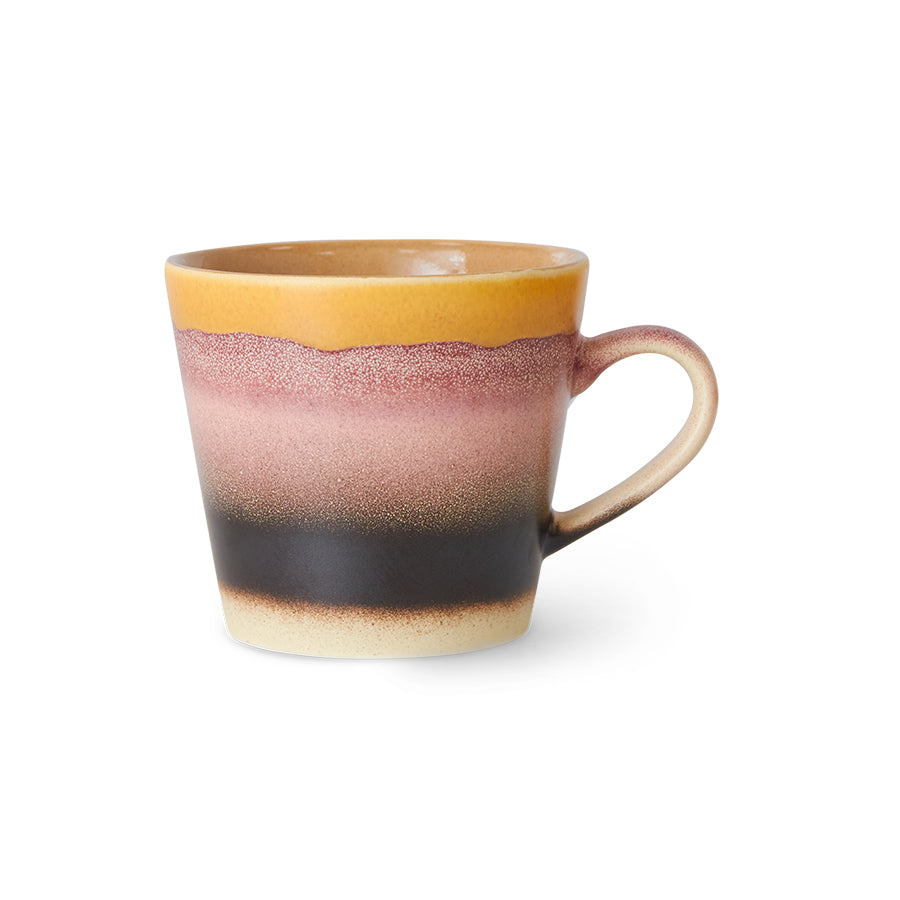 HK Living 70s ceramics cappuccino mug - Oosterlinck