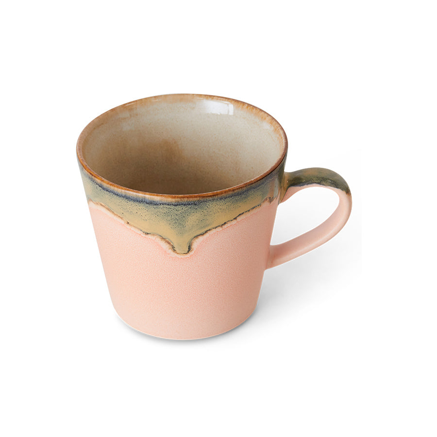 HK Living 70s ceramics cappuccino mug - Oosterlinck