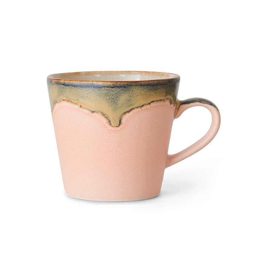 HK Living 70s ceramics cappuccino mug - Oosterlinck