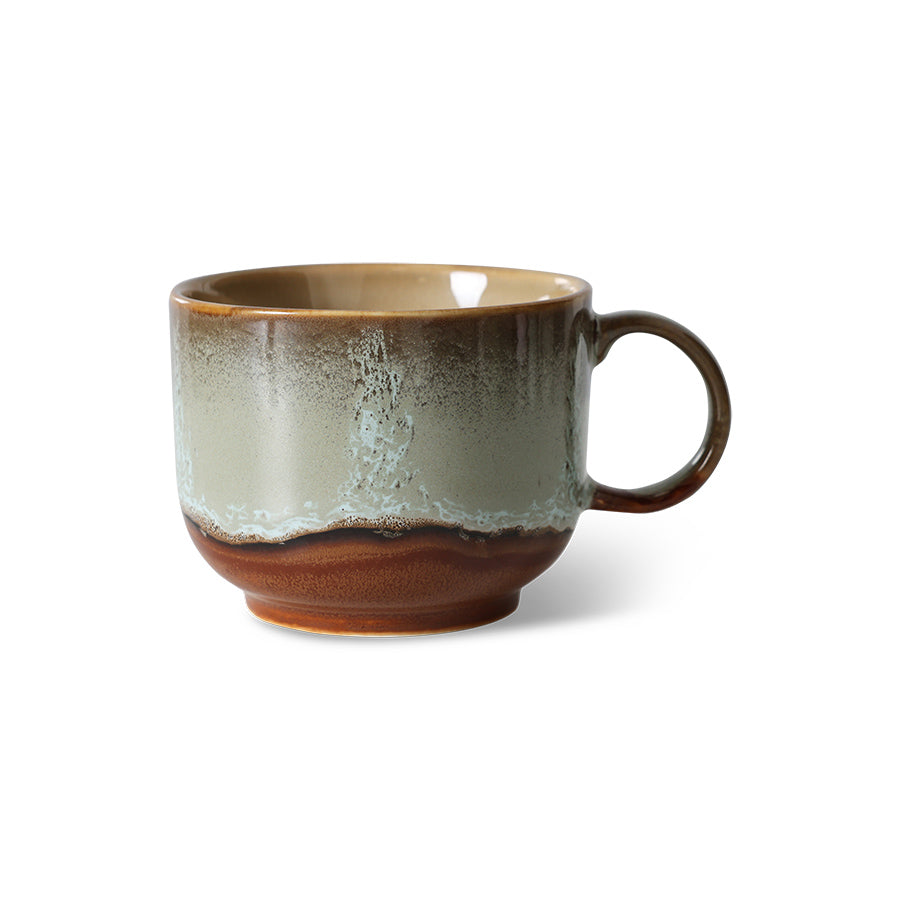 HK Living 70s ceramics Tea cup / grote kop met oor - Oosterlinck Home