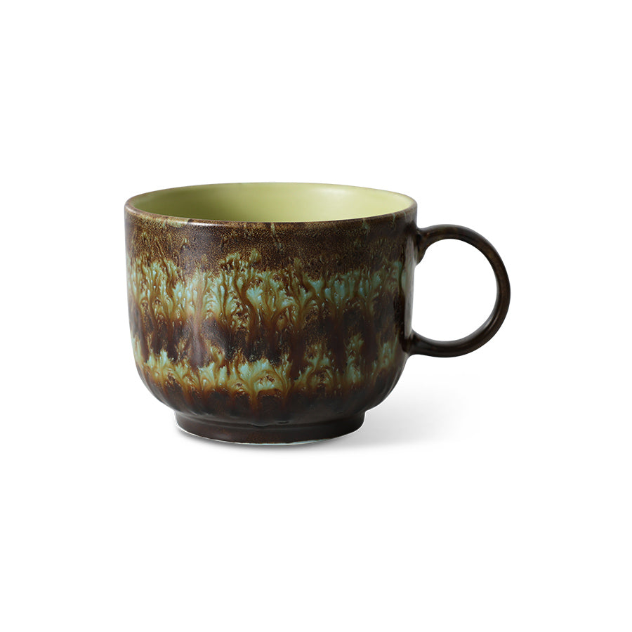 HK Living 70s ceramics Tea cup / grote kop met oor - Oosterlinck Home