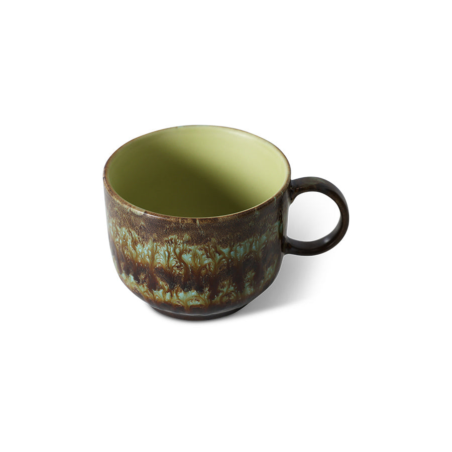 HK Living 70s ceramics Tea cup / grote kop met oor - Oosterlinck Home