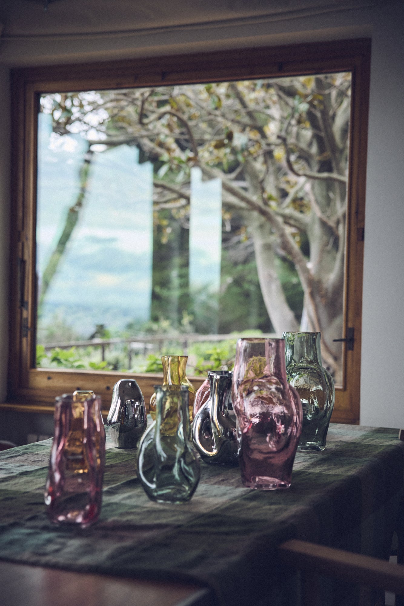 HK Living Gleam glass high vase - Oosterlinck