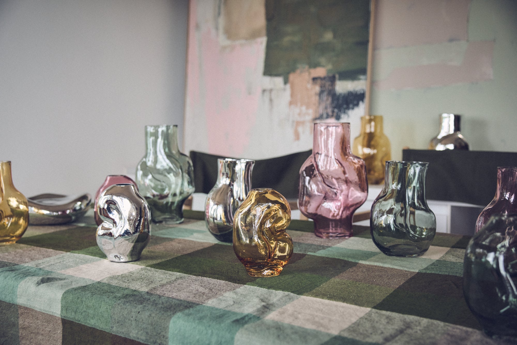 HK Living Gleam glass small vase - Oosterlinck