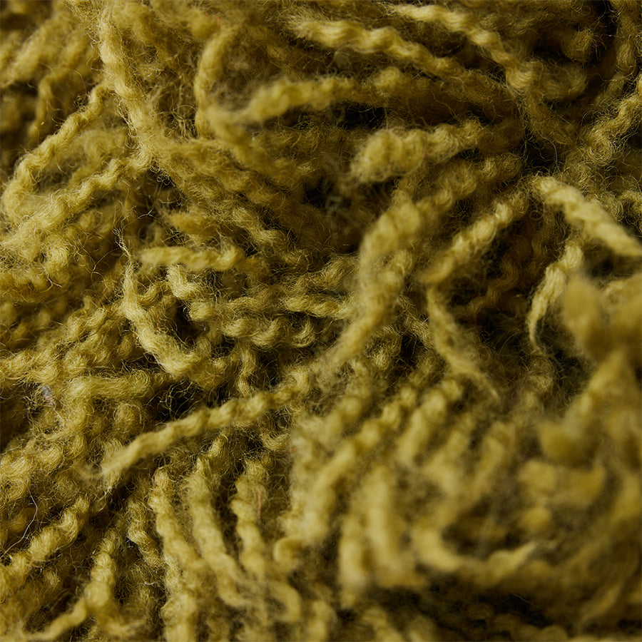 HK Living Kussen Fluffy Olive - Oosterlinck