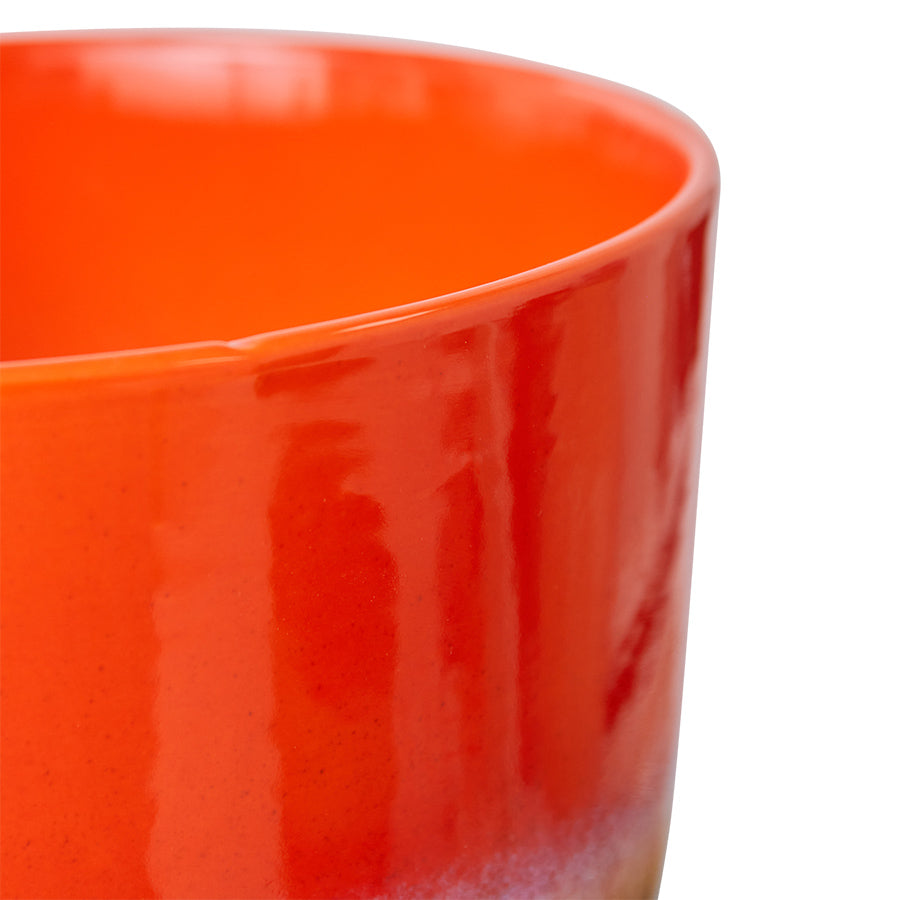HK Living Retro flower pot cherry red - Oosterlinck