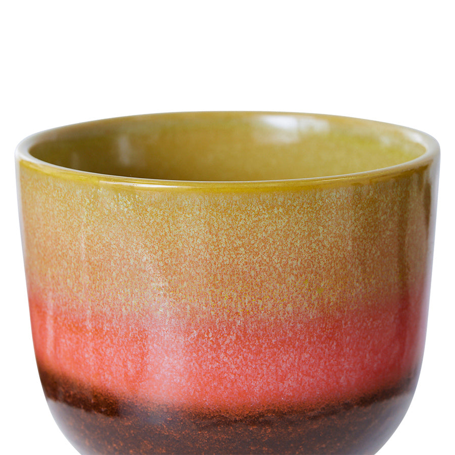 HK Living Retro flower pot lime green - Oosterlinck