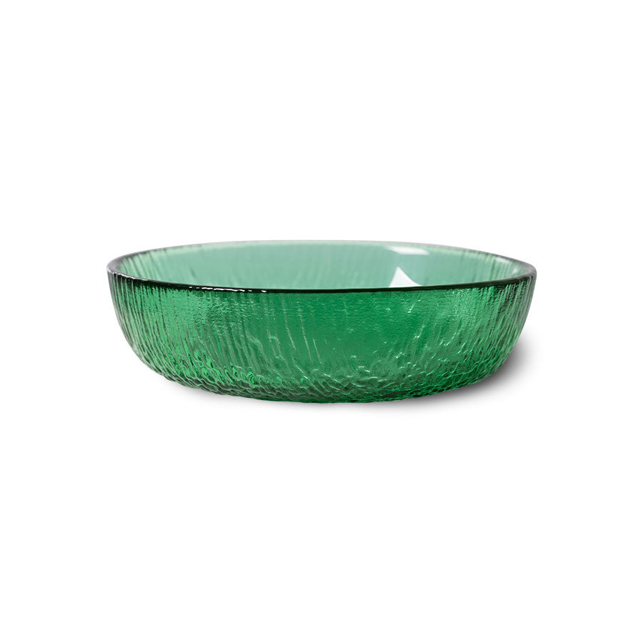 HK Living The Emeralds: Glass bowls / diepe borden - Oosterlinck