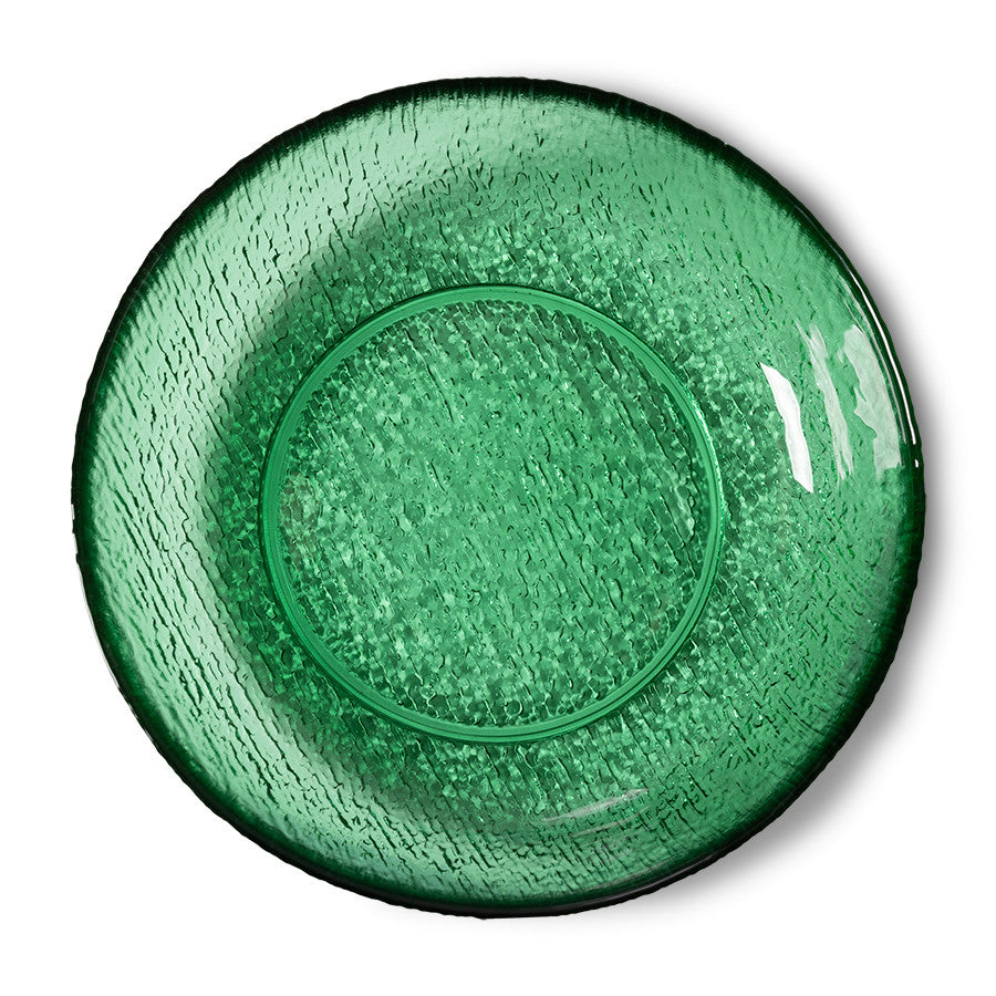 HK Living The Emeralds: Glass bowls / diepe borden - Oosterlinck