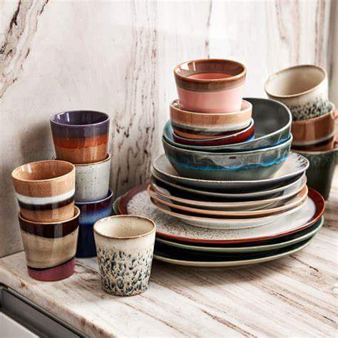 HK Living 70s ceramics coffee mug 5+1 gratis - Oosterlinck