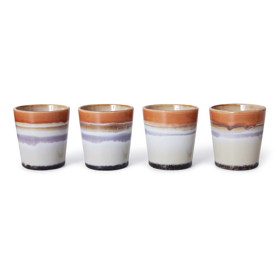 HK Living 70s ceramics coffee mug - Oosterlinck