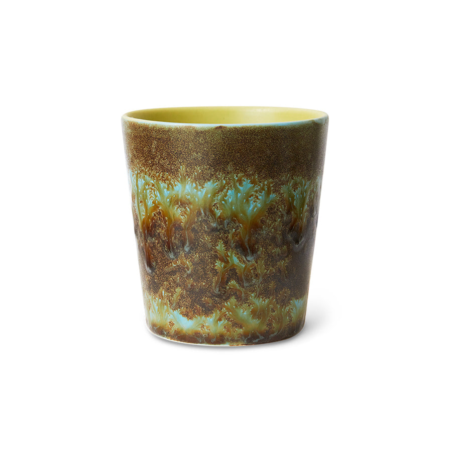 HK Living 70s ceramics coffee mug - Oosterlinck