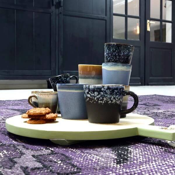 HK Living 70s ceramics cappuccino mug 5+1 gratis - Oosterlinck