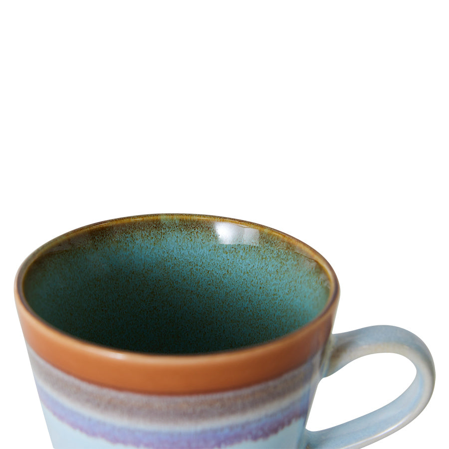 HK Living 70s ceramics cappuccino mug - Oosterlinck