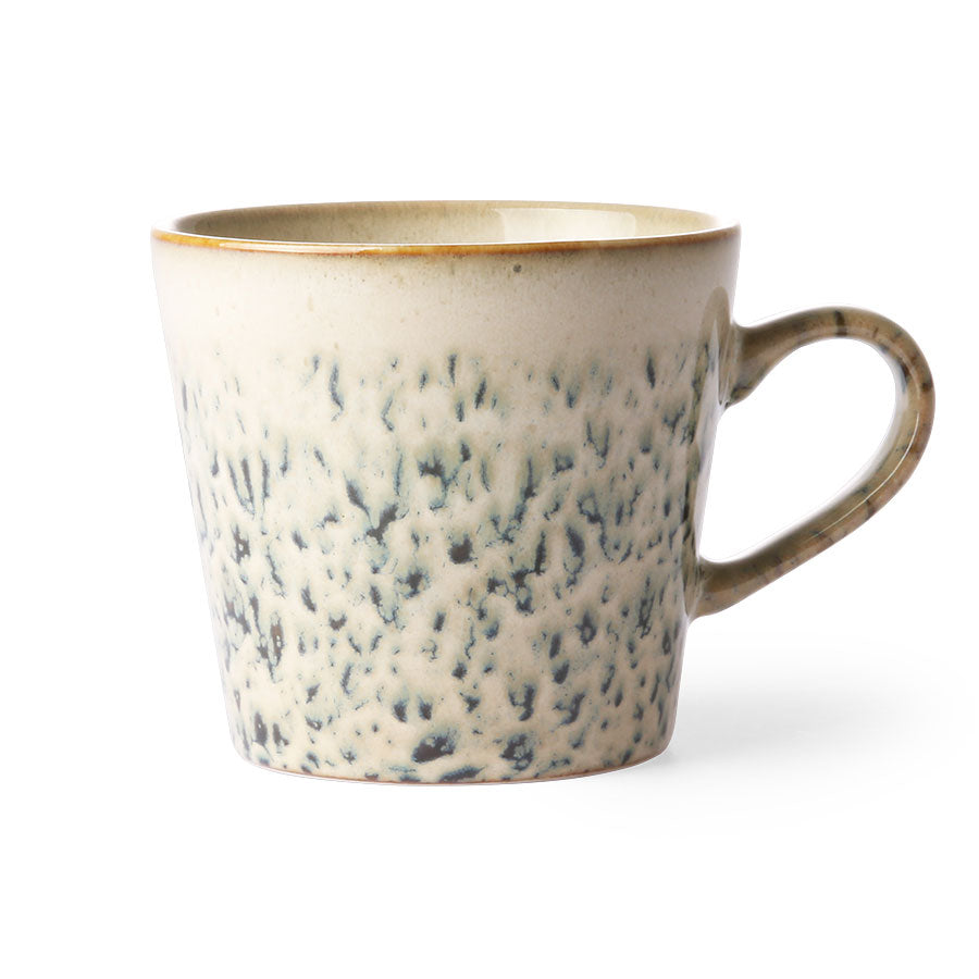 HK Living 70s ceramics cappuccino mug - Oosterlinck