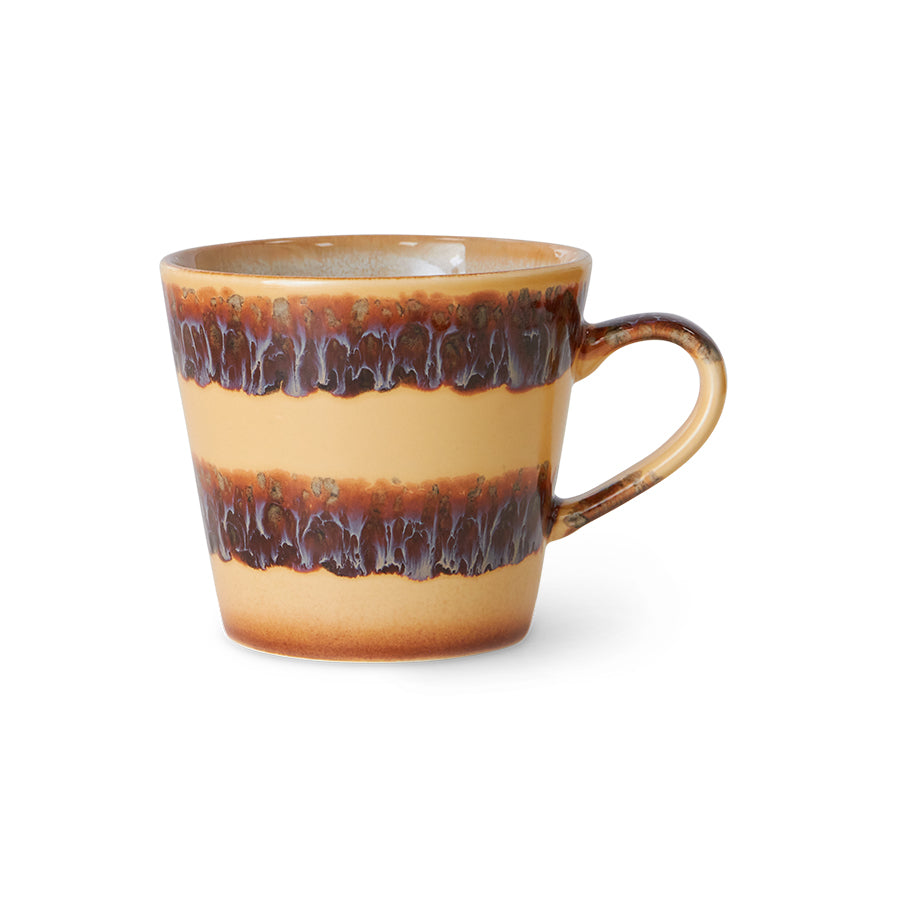 HK Living 70s ceramics cappuccino mug - Oosterlinck